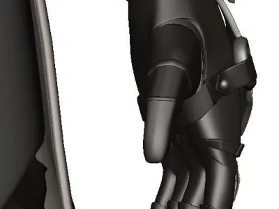 Man Assassin Fighter 3D model