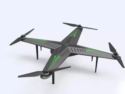 Sci-fi Drone 2 3D model
