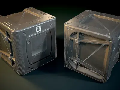 Sci-Fi Generic Prop - Lowpoly Free low-poly 3D model