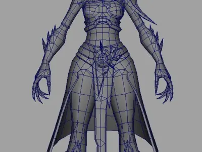 Drakonia Anim Rig 3D model