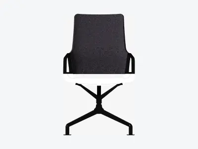 Chair - Conference - Worksmart - Large Glides Low-poly 3D model