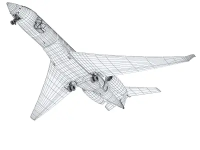 Aircraft  G700 3D model