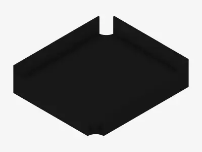 Furniture - Contemporary - Bond - Tray Wide Low-poly 3D model