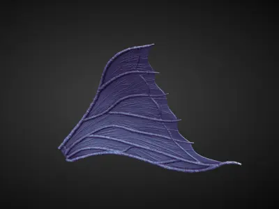 WING45 high poly sculpt 3D model