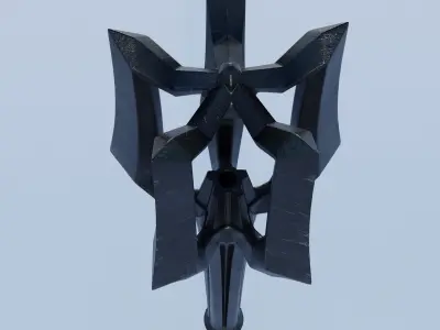 Black Mace 3D model