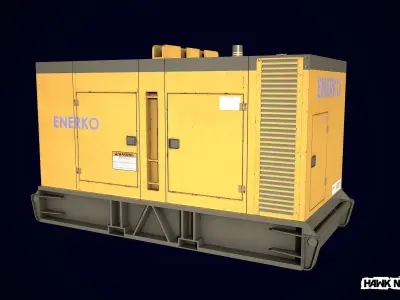 Power Generator Low-poly 3D model order