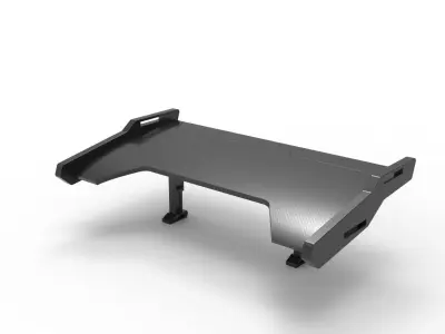 spoiler black series Carbon part  3D model