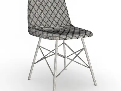 Vintage Chair Doris Diamond Segarra 3D model