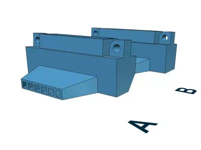 Fan Duct for Geeetech A20 easy print Free 3D print model