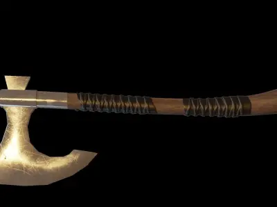 Axe Viking Axe Warrior Axe Medieval Knight Axe War Axe 3D Model 3D model