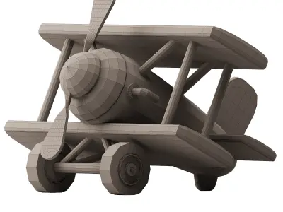 TOY Plane 3D model 5