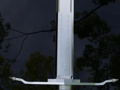  Knight Swords  Low-poly 3D model