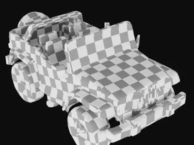 Sunny Rover Low-poly 3D model