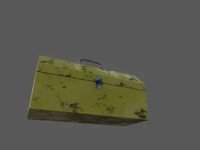 Tool Box 3D Model Low-poly 3D model purchase