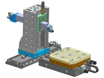 CNC Horizontal Machining Center  3D model