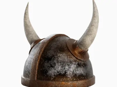 Viking Helmet 04 3D model