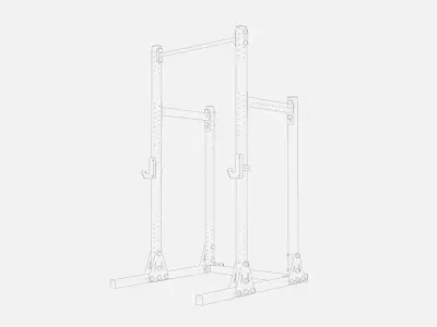 2 Ares 2 Outdoor Racks Low-poly 3D model