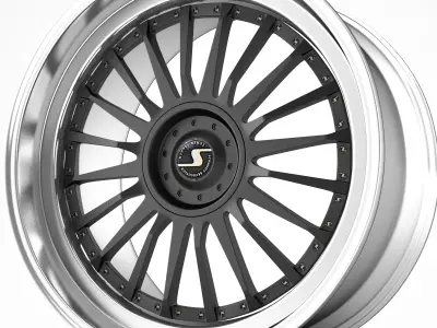 Schmidt wheel rims 1 3D model