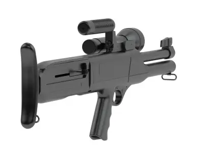 High Standard Model 10 3D model