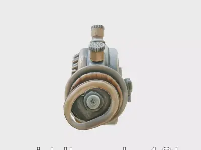 Retro Mechanic Enigma model pack Low-poly 3D model