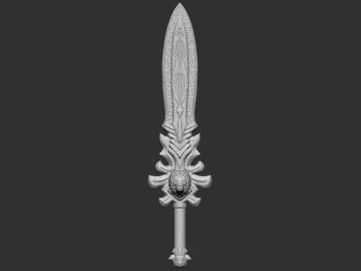 5 fantasy swords 3d printable 3D print model