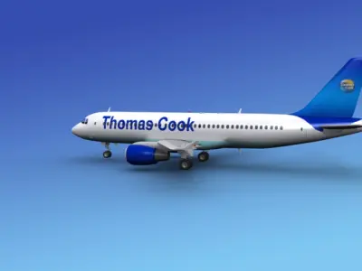 Airbus A320 Thomas Cook 3D model