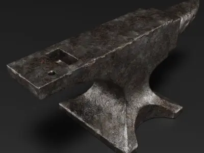 Old Anvil 3D model