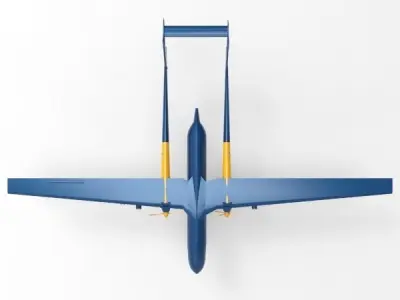 ANKA 2 UAV 3D model by Hafcoy