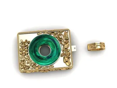 vintage locket  3D print model