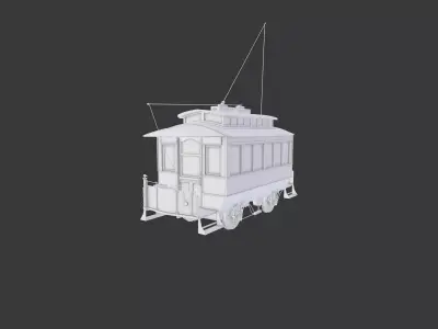 Small Trolley 3D model