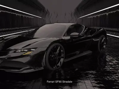 2 Supercars for content creators 3D Model Pack