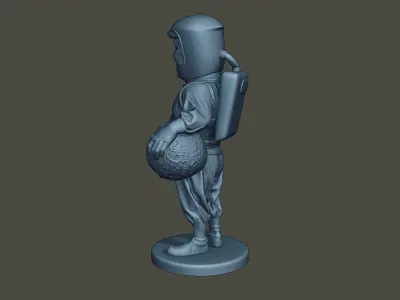 Donald Trump Astronaut 3D print model