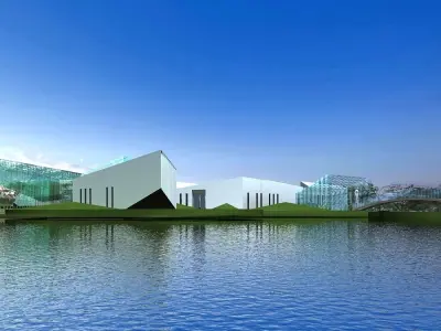 Museum Building 3D model