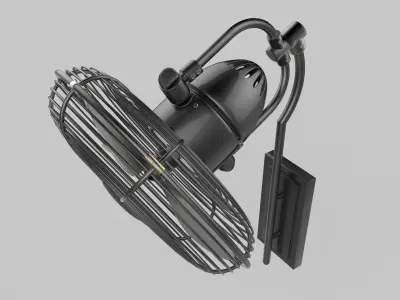 Veranda Patio Fan 3D model