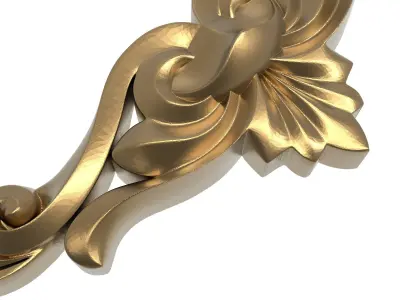 decorative pattern ready for 3D printing 3D model