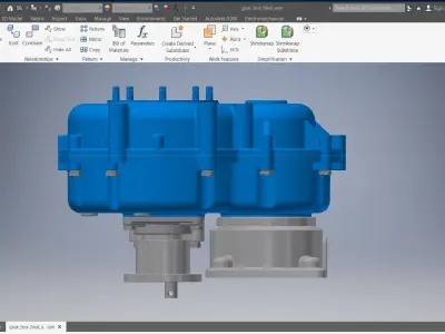 gearbox final 3D model 3D model
