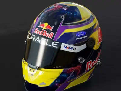 F1 Isack Hadjar Helmet 2026 3D model