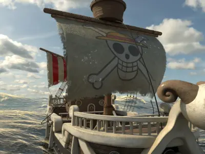Going Merry from One Piece 3D model