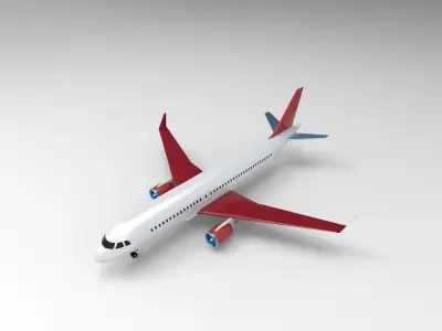 Airbus A320neo 3D model by Hafcoy