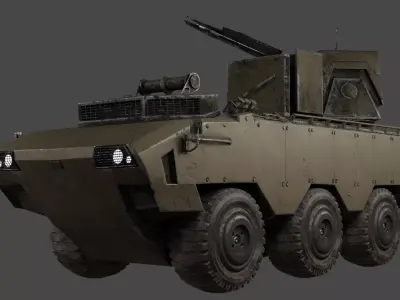Military Vehicle 3D model purchase
