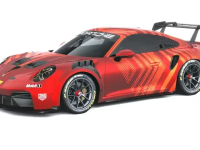 Porsche 911 Cup 2026 3D model