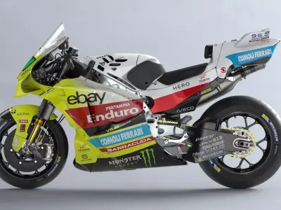 Pertamina Enduro VR46 Ducati MotoGP Bike  Low-poly 3D model