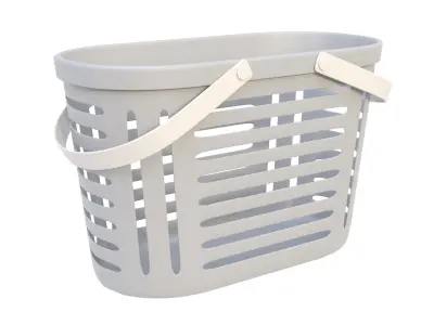 Bathroom basket 07 3D model