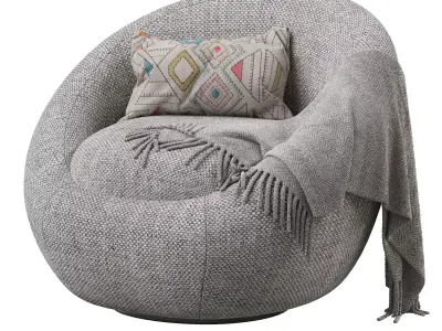 Cozy Swivel Chair 3D model purchase