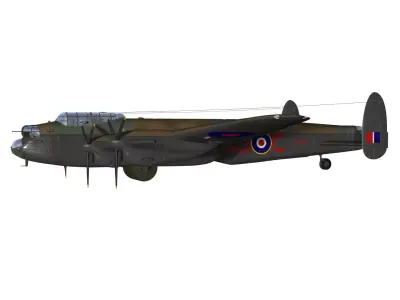 avro lancaster B-i special dambuster 3D model