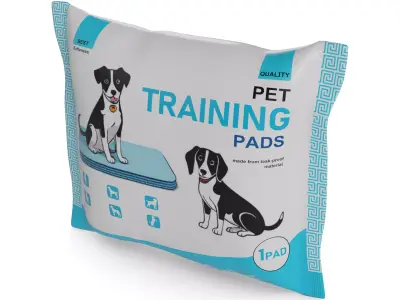 Animal accessories Pet Training Pads Low-poly 3D model purchase