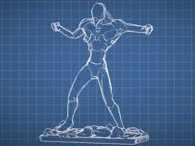 Robot Humanoide 3D print model