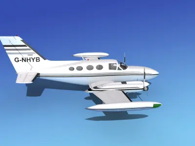 Cessna 421 Golden Eagle V03 3D model