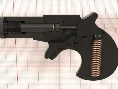 New Liberator Low-poly 3D model