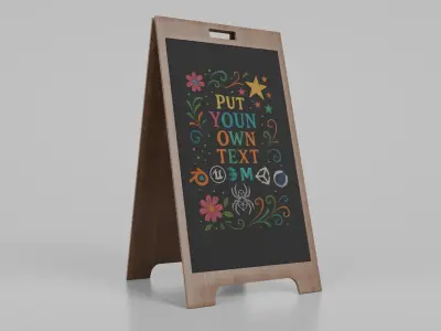  High-Traffic Commercial Set - Customizable Chalkboards 
